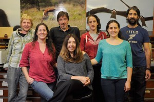 (De izq. a der.) Diego Hancke, Carolina Massa, Gerardo Cueto, Olga Suárez, Alejandra Alvedro, Mariel Trípodi y Emiliano Muschetto.