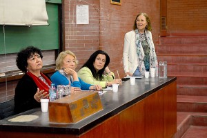 Dora Barrancos, Gloria Bonder, Graciela Morgade y Alicia Dickenstein.