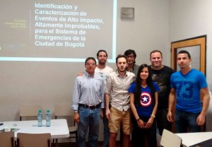 Integrantes del equipo que presentó la propuesta en el encuentro interdisciplinario organizado por el CELFI en Exactas UBA.