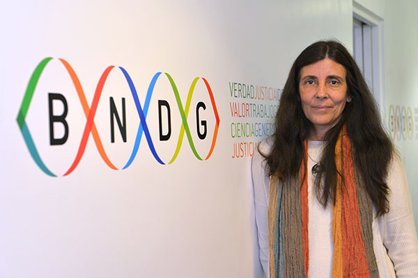 Mariana Herrera, directora del Banco Nacional de Datos Genéticos.