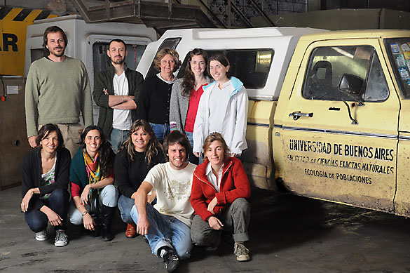 María Busch y su grupo. Foto: Diana Martinez Llaser