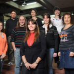 Viviana Confaloneri y su grupo de investigación. Foto: Diana Martinez Llaser